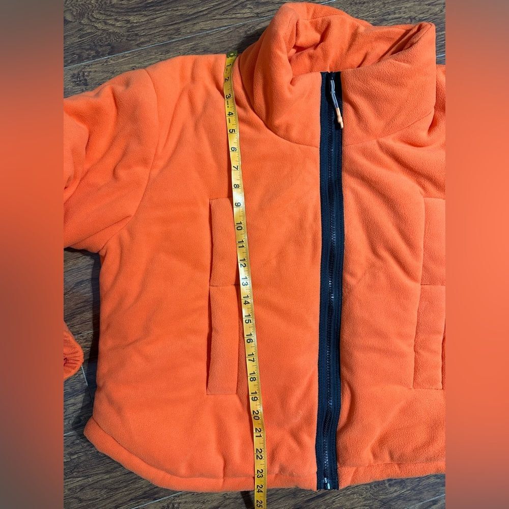 FP Movement Renegade Fleece Puffer Jacket Coat Safety Blaze Orange Hunting XL - Picture 6 of 8